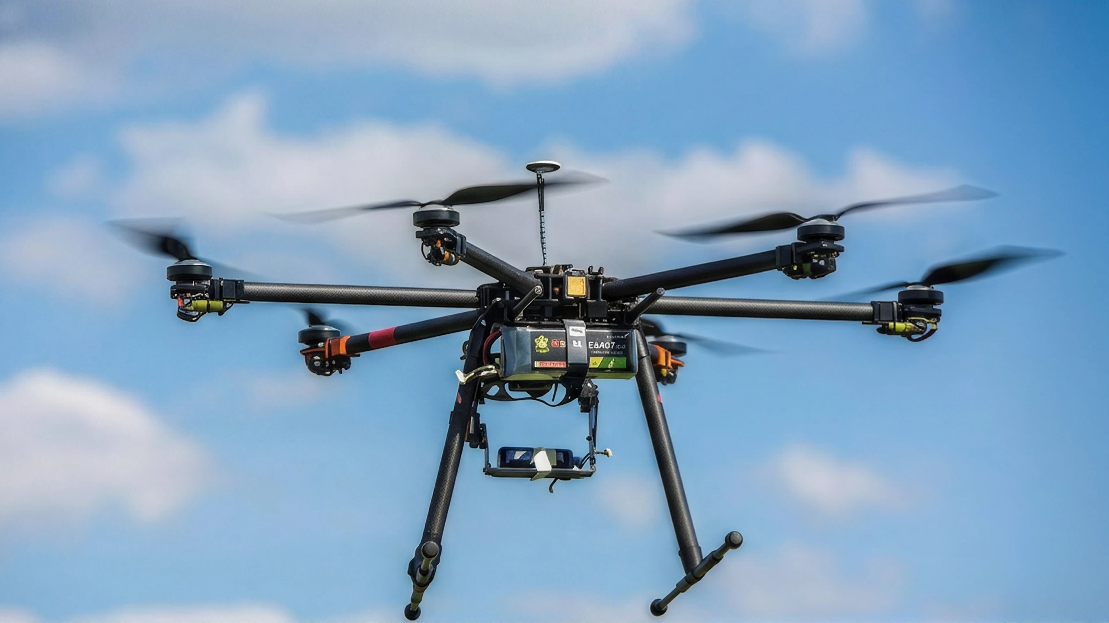 Skycopter X6 compact industrial hexacopter drone configured for aerial inspection and mapping missions